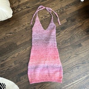 Princess Polly sweater halter dress